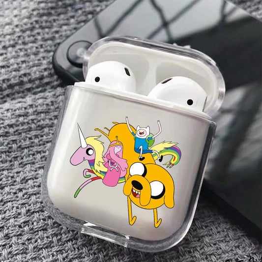 Adventure Time with Finn & Jake Hard Plastic Protective Clear Case Cover For Apple Airpods-AirPod Case-Altracase