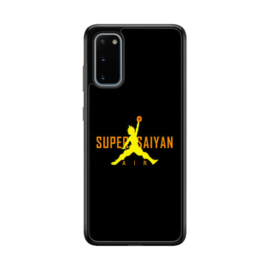 Air Super Saiyan Goku Samsung Galaxy S20 Case-Mobile Phone Case-Rubber Black (2D Case)-Altracase