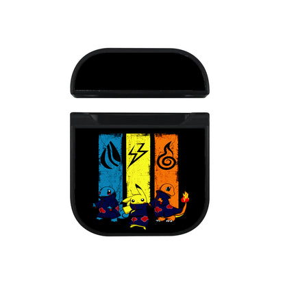 Akatsuki X Pokemon Apple AirPods Case-AirPod Case-Black-Altracase