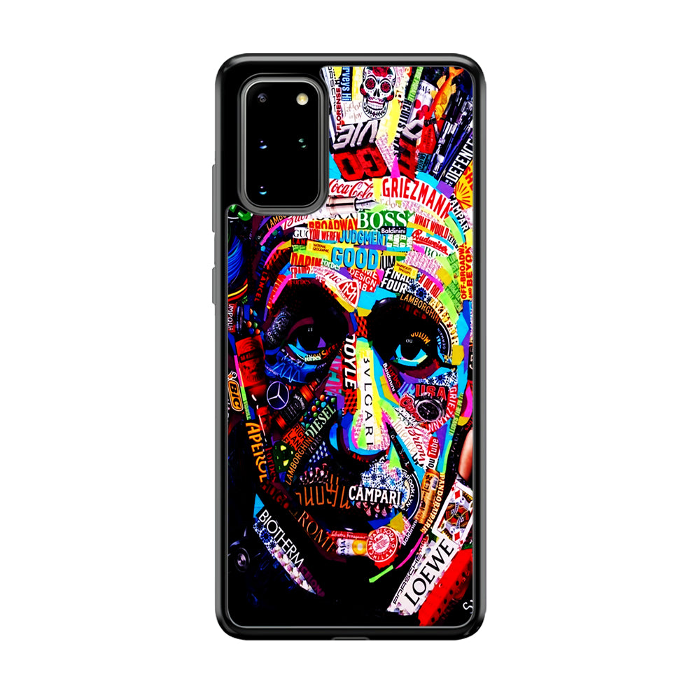 Albert Einstein Abstract Samsung Galaxy S20 Plus Case
