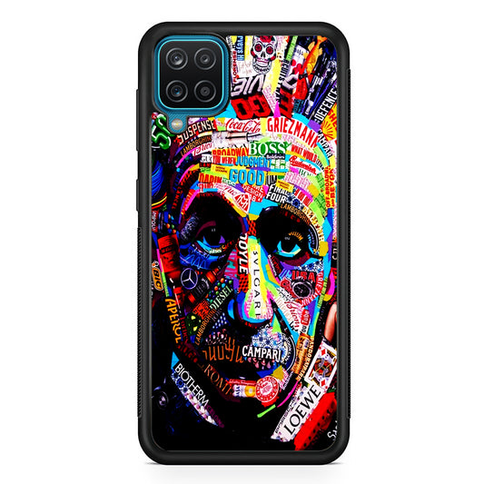 Albert Einstein Abstract Samsung Galaxy A12 Case