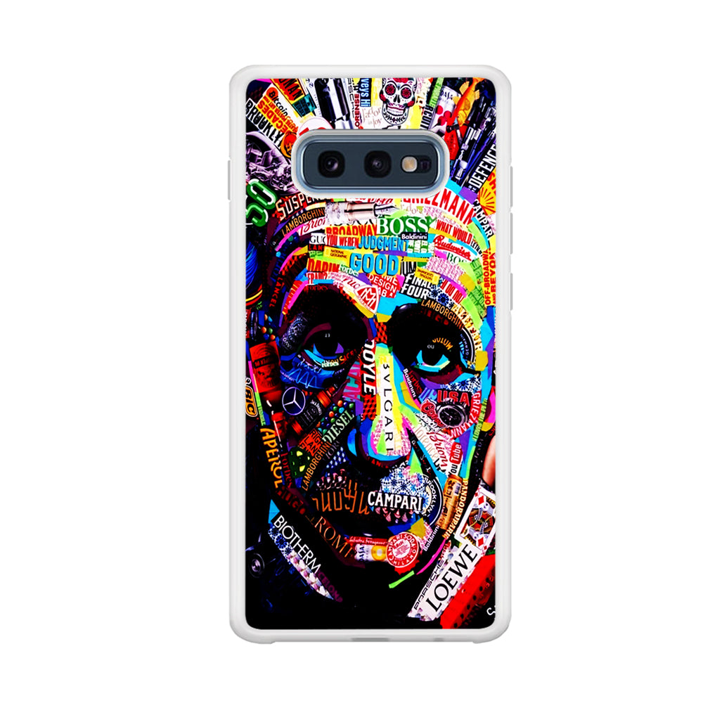 Albert Einstein Abstract Samsung Galaxy S10E Case