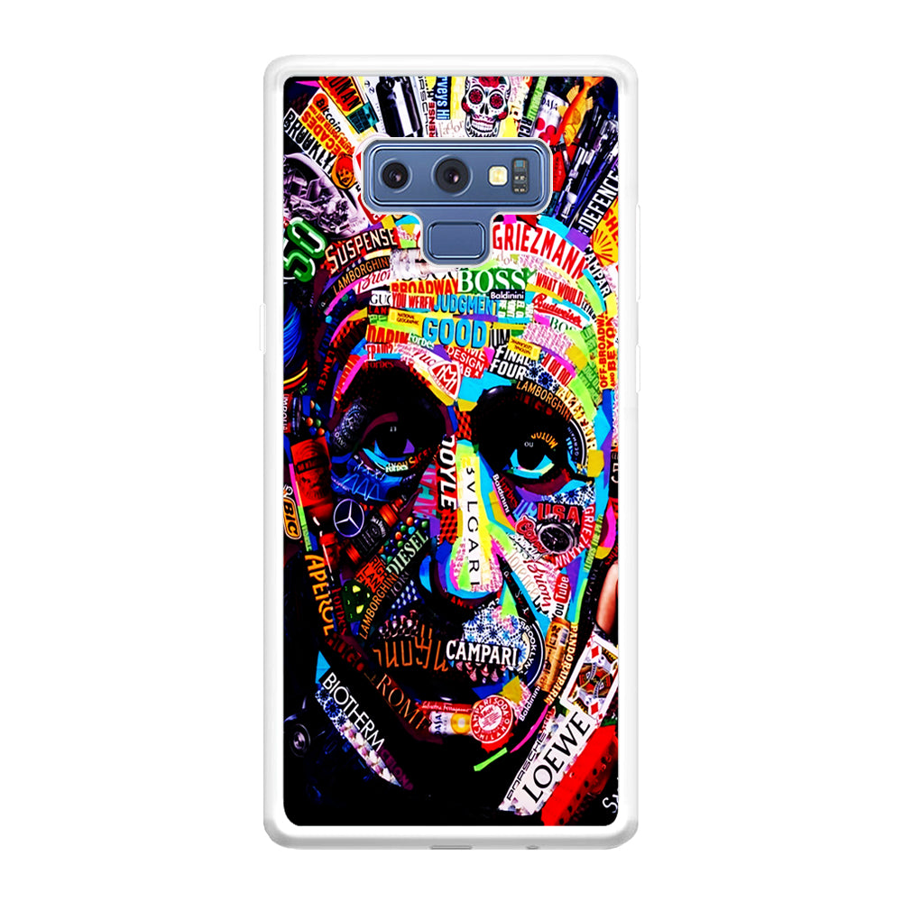 Albert Einstein Abstract Samsung Galaxy Note 9 Case