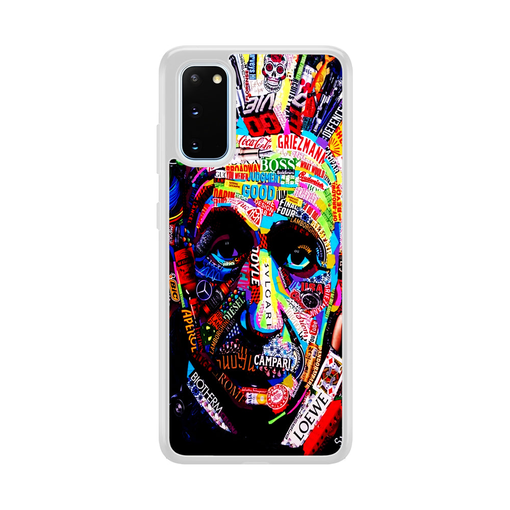 Albert Einstein Abstract Samsung Galaxy S20 Case