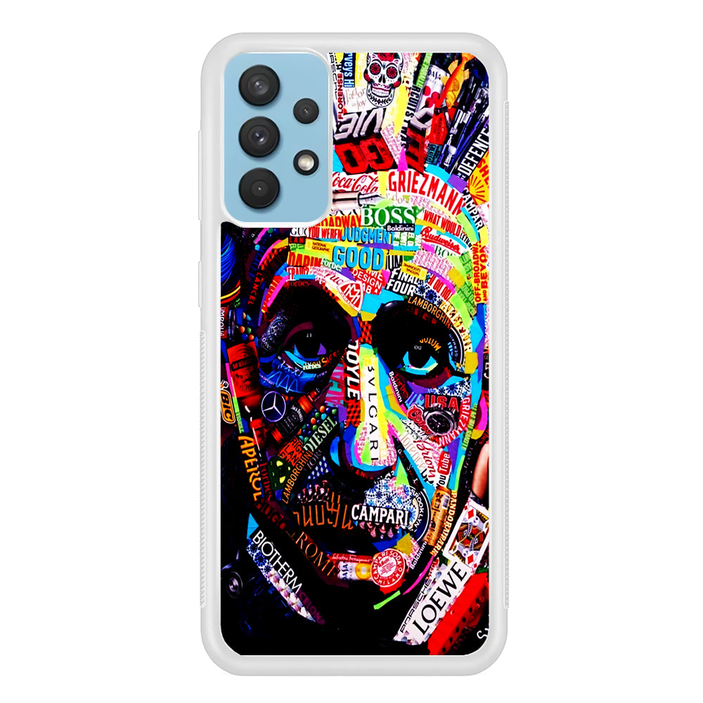 Albert Einstein Abstract Samsung Galaxy A32 Case