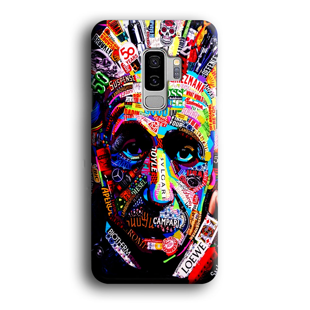 Albert Einstein Abstract Samsung Galaxy S9 Plus Case