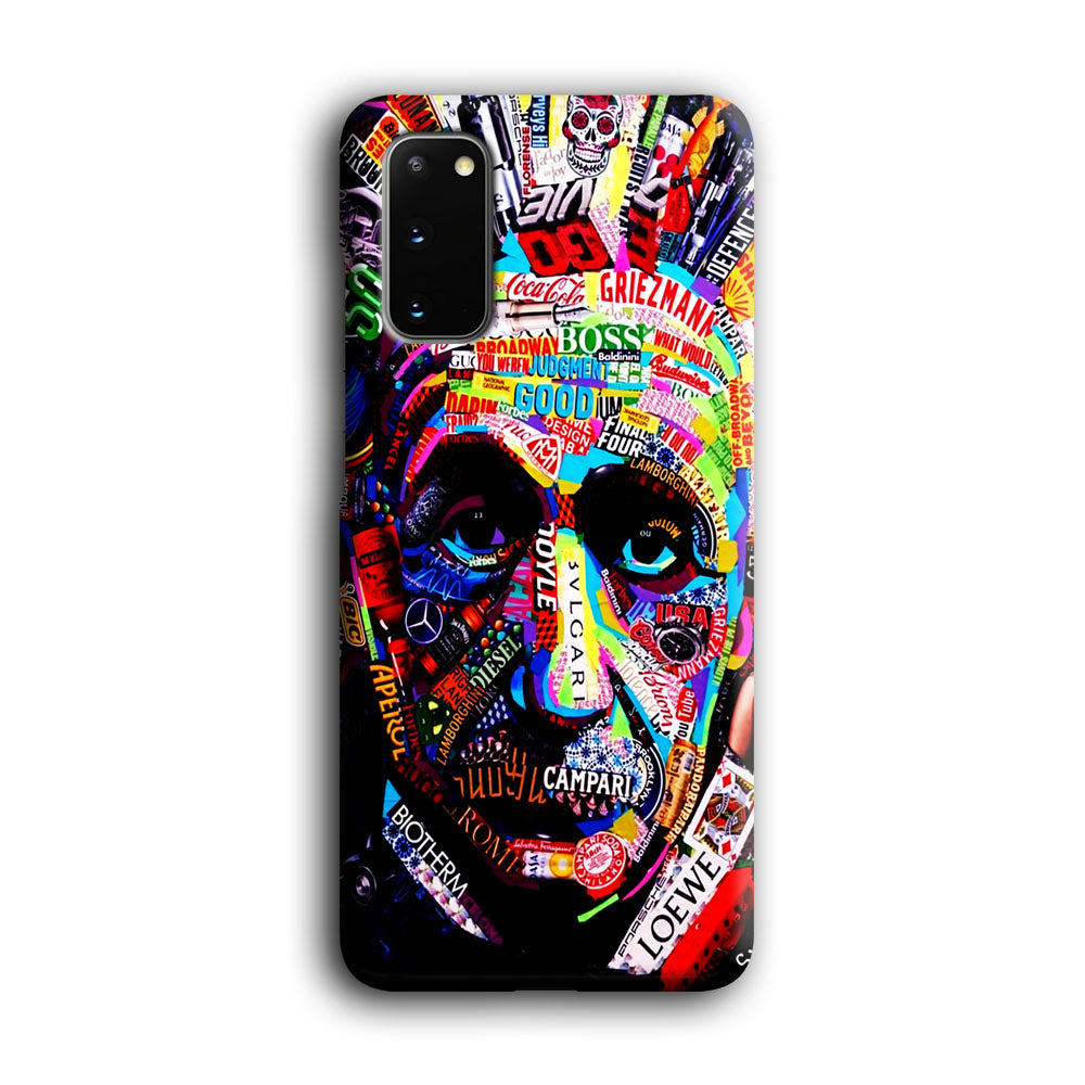 Albert Einstein Abstract Samsung Galaxy S20 Case