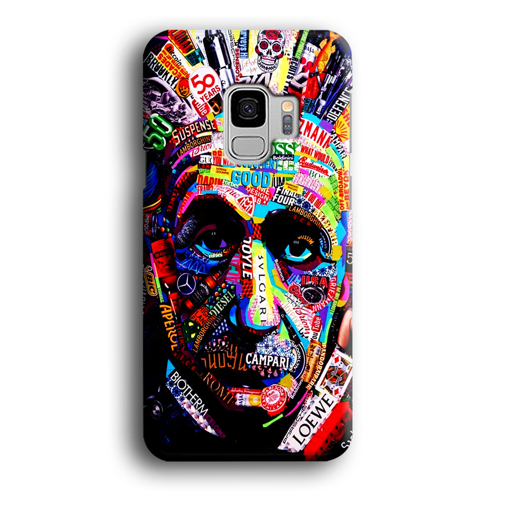 Albert Einstein Abstract Samsung Galaxy S9 Case