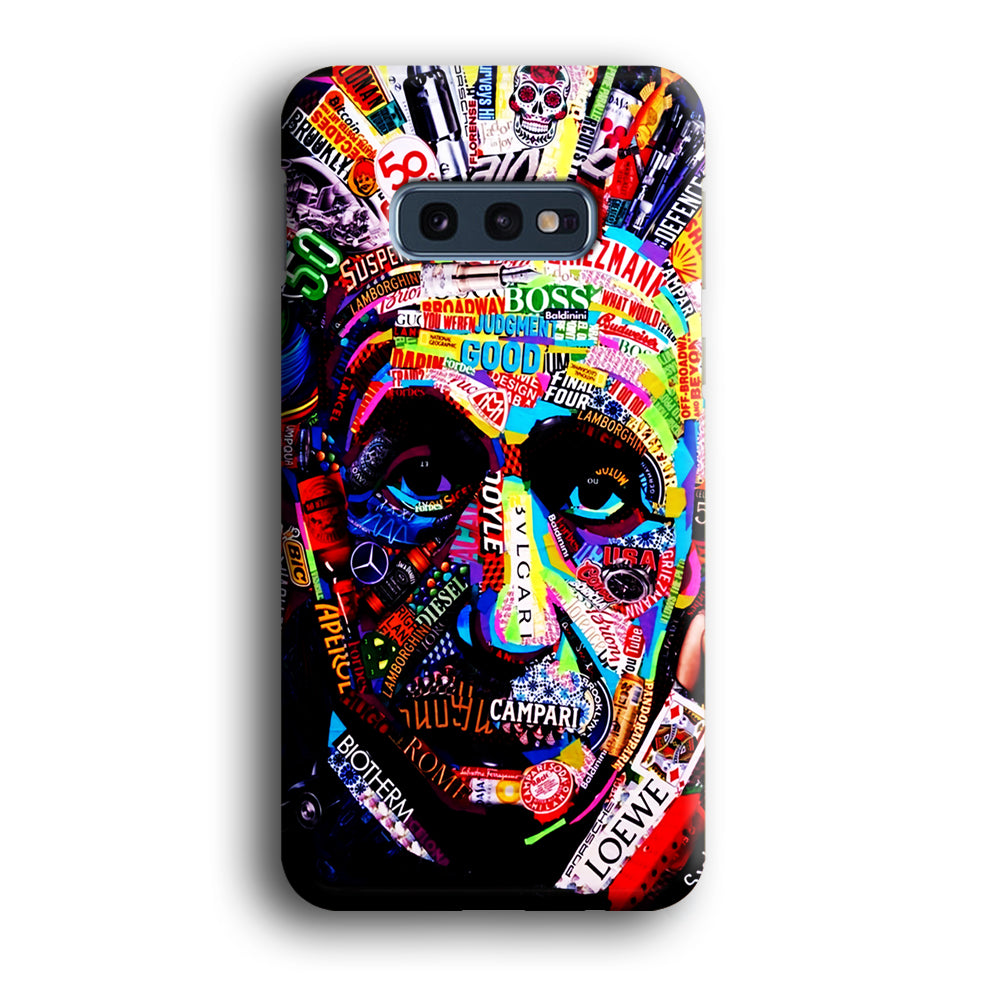 Albert Einstein Abstract Samsung Galaxy S10E Case