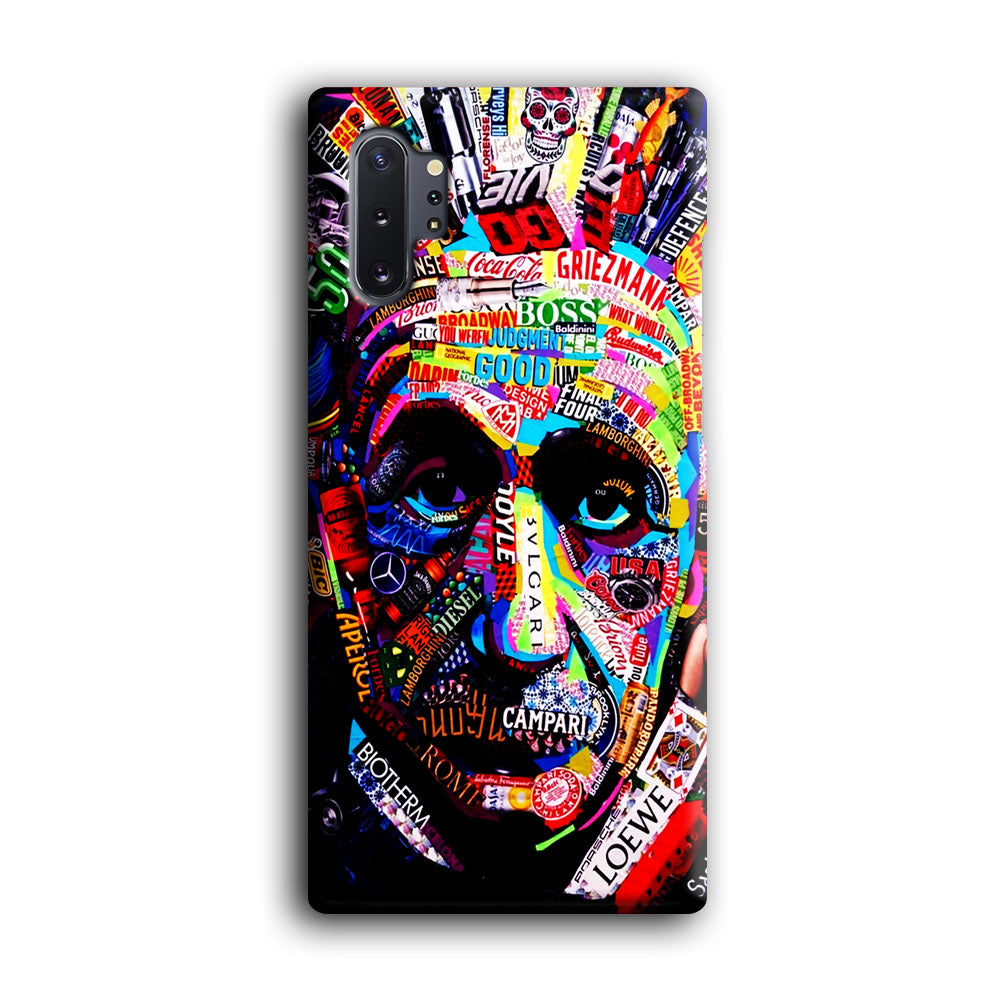 Albert Einstein Abstract Samsung Galaxy Note 10 Plus Case