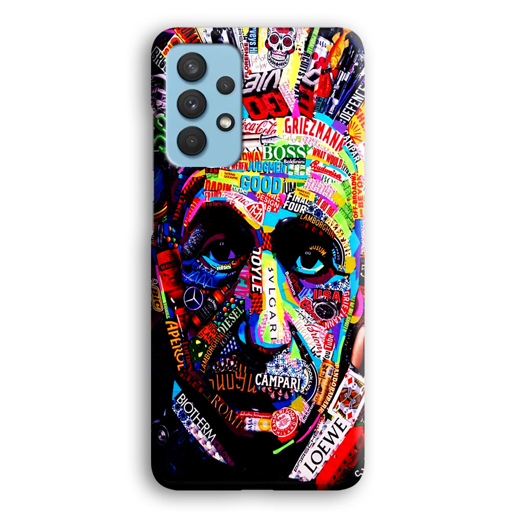 Albert Einstein Abstract Samsung Galaxy A32 Case