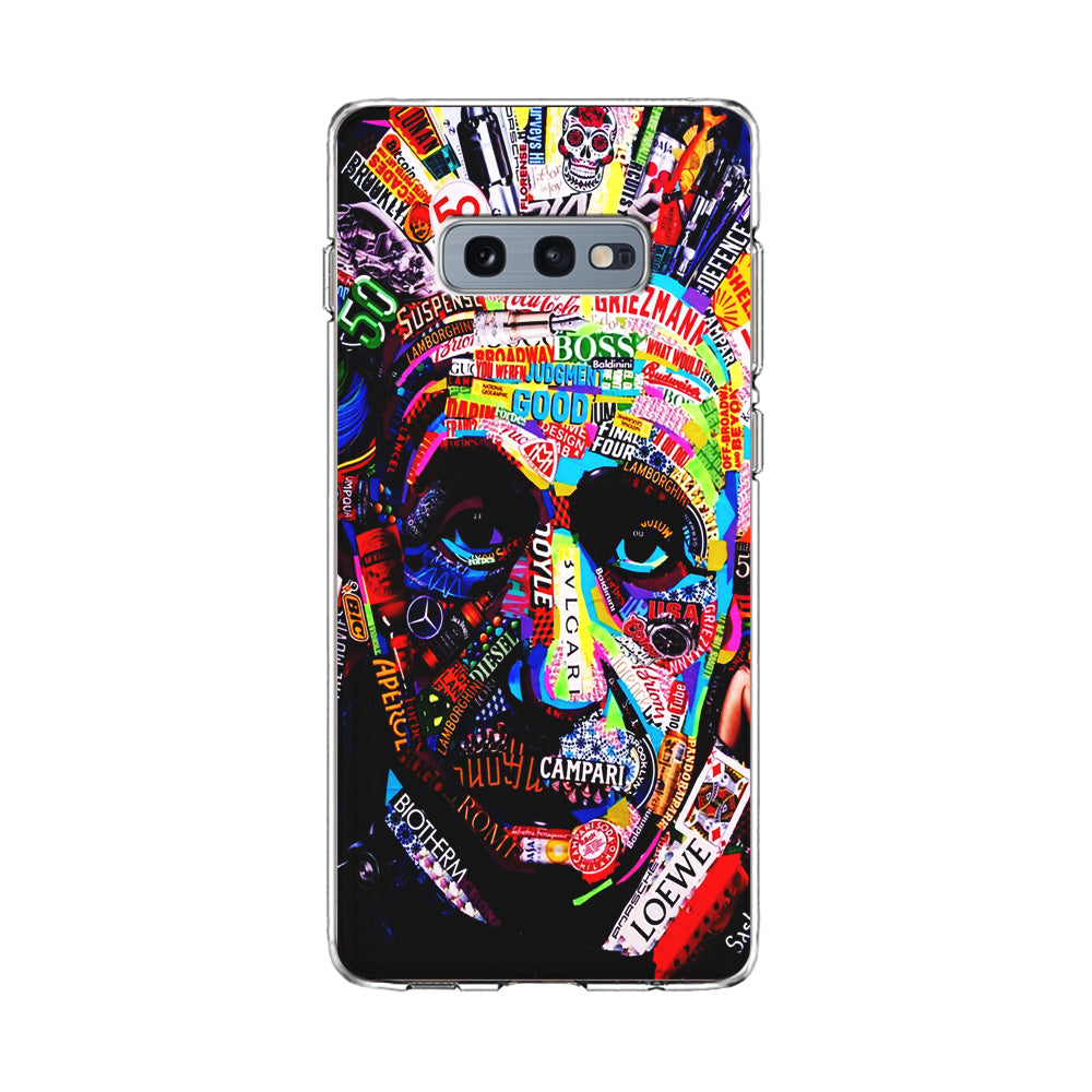 Albert Einstein Abstract Samsung Galaxy S10E Case