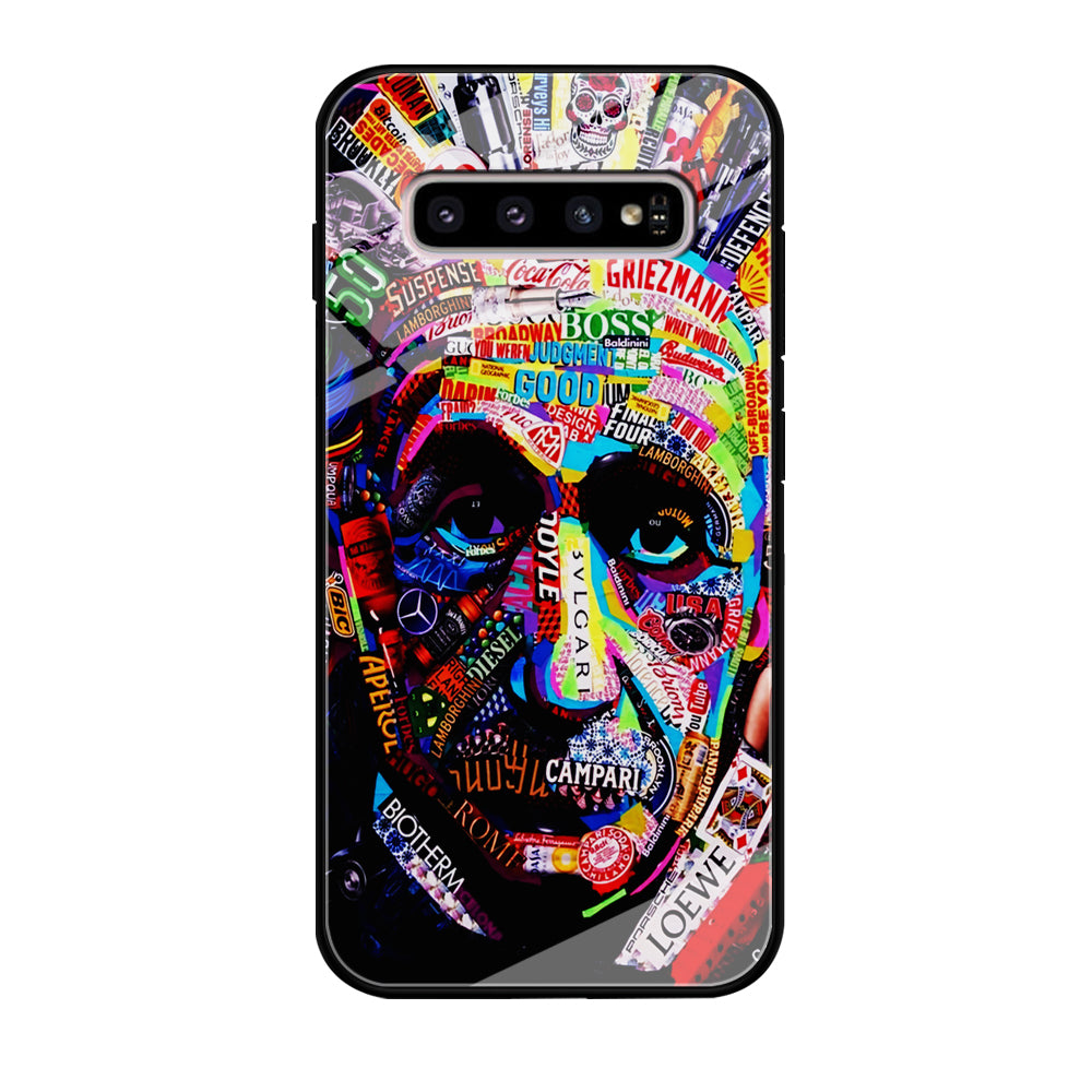 Albert Einstein Abstract Samsung Galaxy S10 Plus Case