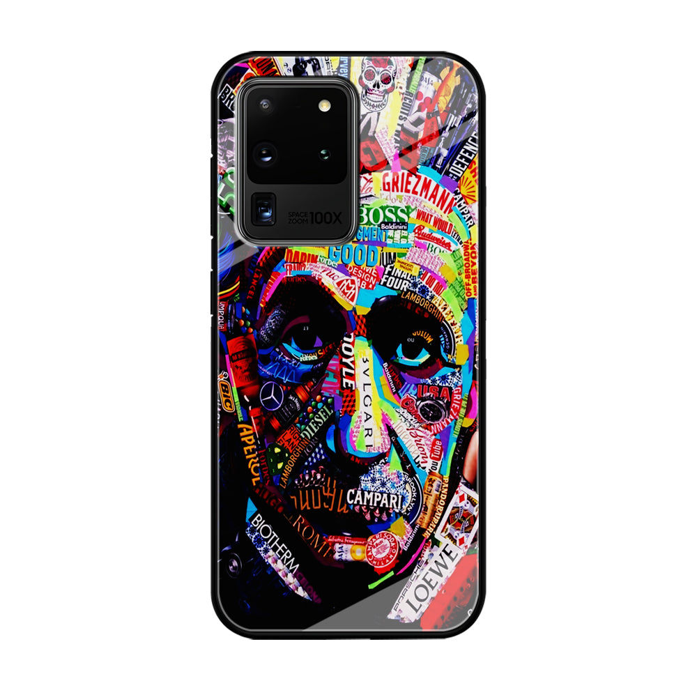 Albert Einstein Abstract Samsung Galaxy S20 Ultra Case