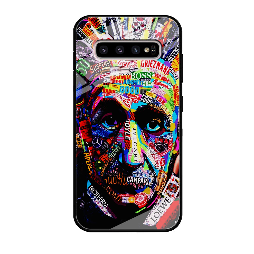 Albert Einstein Abstract Samsung Galaxy S10 Case