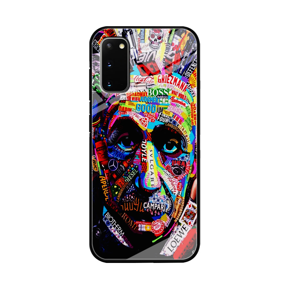 Albert Einstein Abstract Samsung Galaxy S20 Case