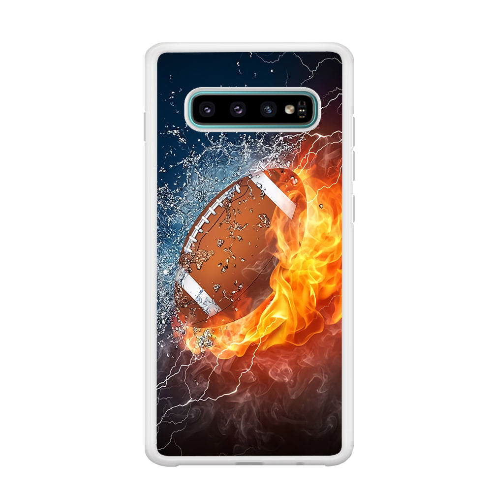 American Football Ball Cool Art Samsung Galaxy S10 Case