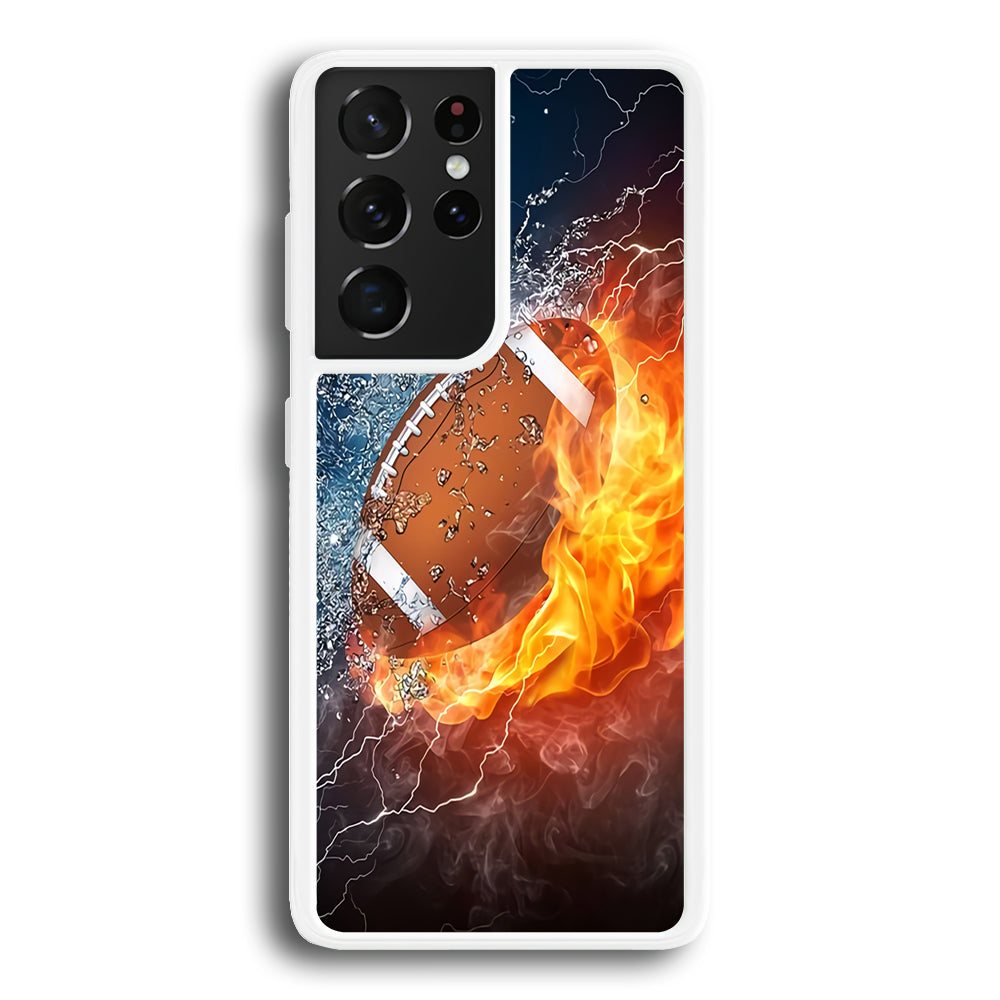 American Football Ball Cool Art Samsung Galaxy S22 Ultra Case