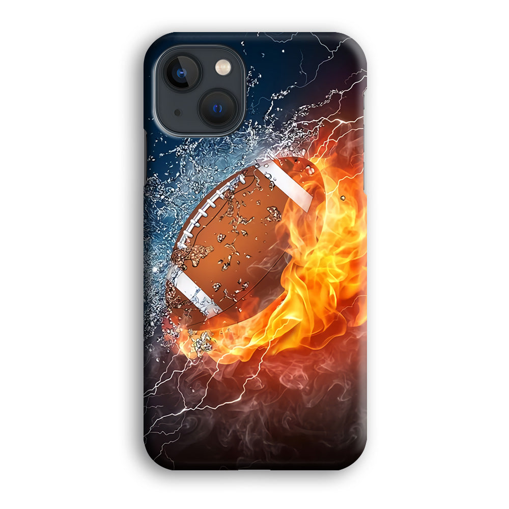 American Football Ball Cool Art iPhone 14 Plus Case