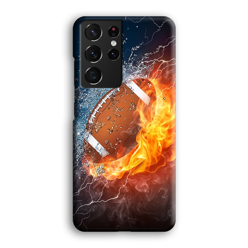 American Football Ball Cool Art Samsung Galaxy S22 Ultra Case