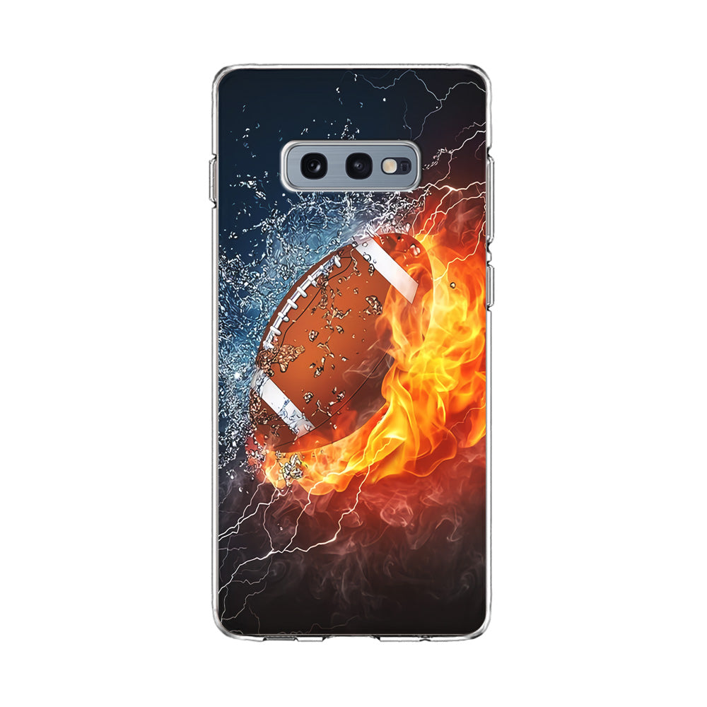American Football Ball Cool Art Samsung Galaxy S10E Case
