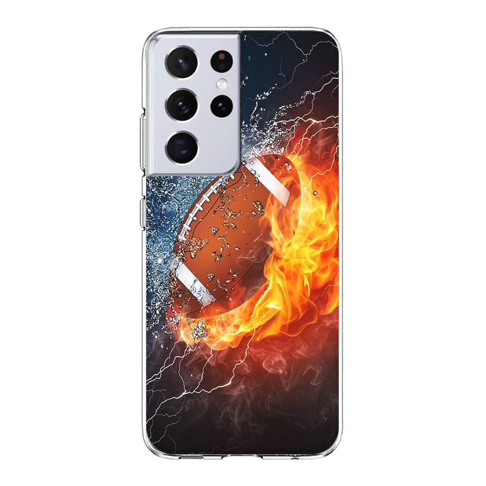 American Football Ball Cool Art Samsung Galaxy S23 Ultra Case