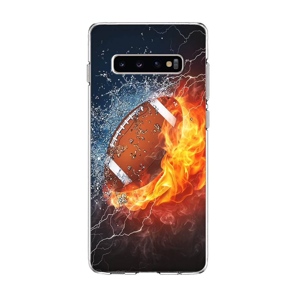 American Football Ball Cool Art Samsung Galaxy S10 Case