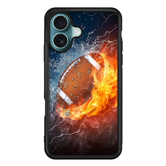American Football Ball Cool Art iPhone 16 Case - Altracase