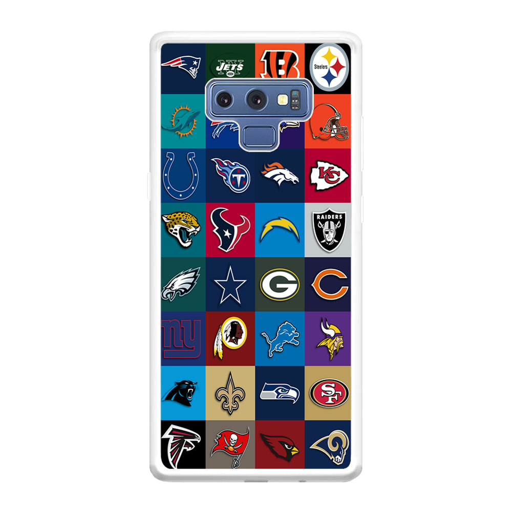 American Football Teams NFL Samsung Galaxy Note 9 Case