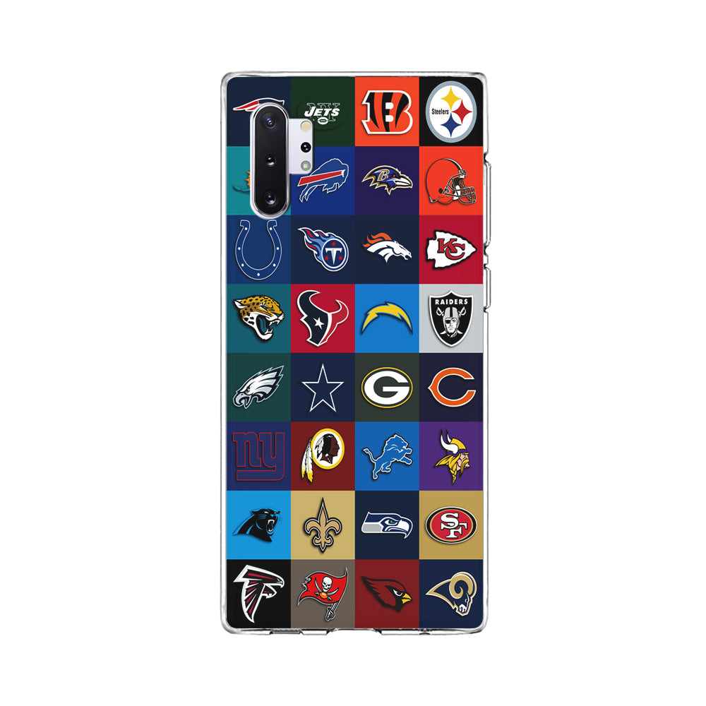 American Football Teams NFL Samsung Galaxy Note 10 Plus Case