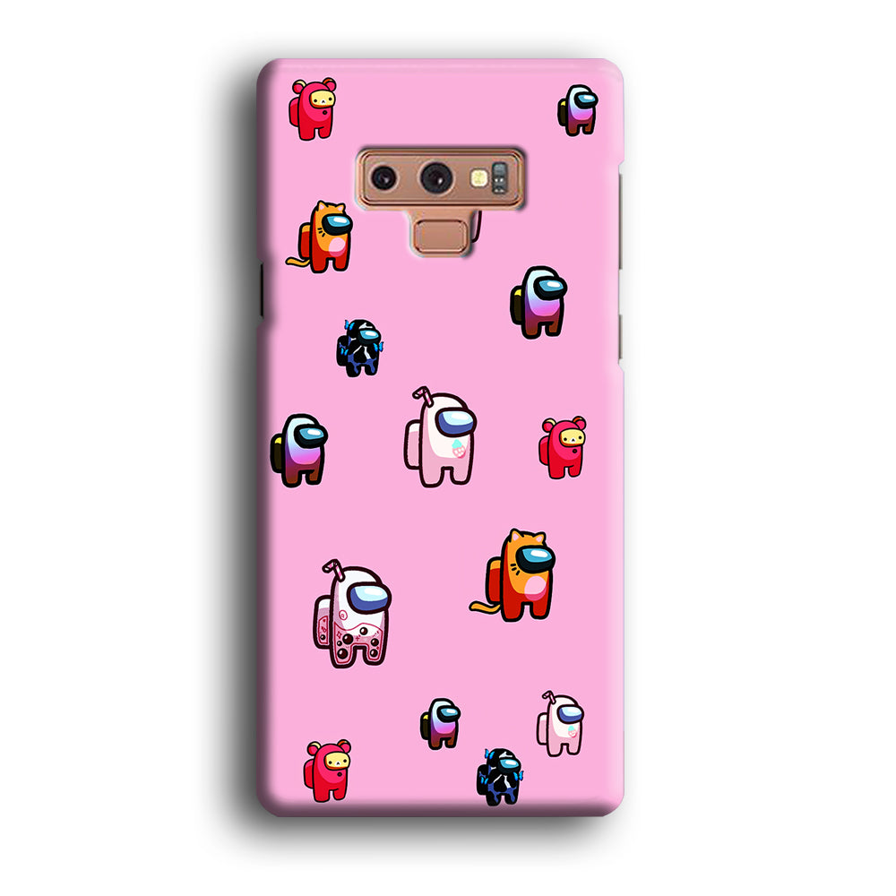 Among Us Cute Pink Samsung Galaxy Note 9 Case