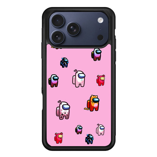 Among Us Cute Pink iPhone 17 Pro Max Case - Altracase