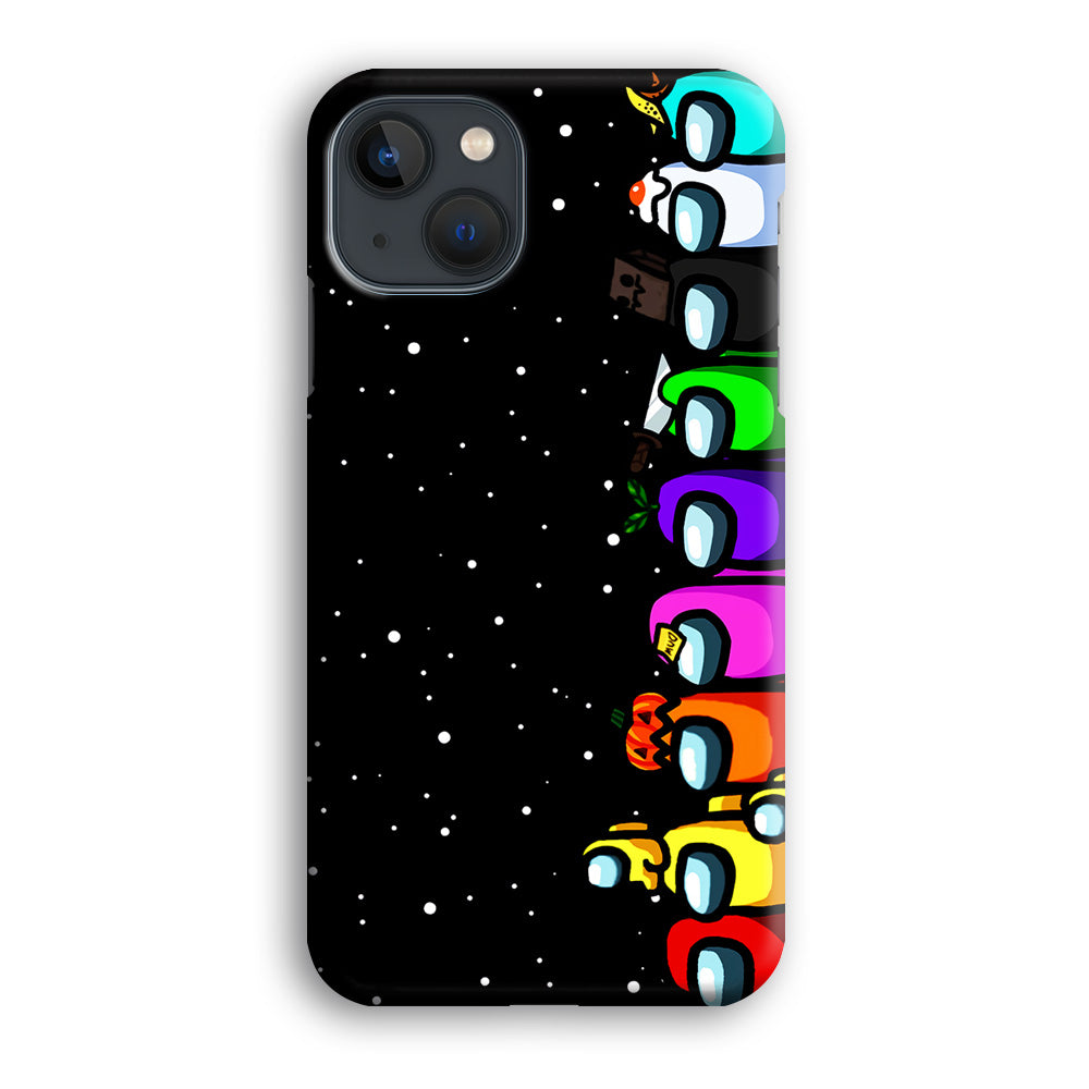 Among Us Galaxy iPhone 14 Plus Case