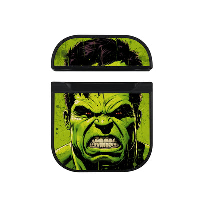 Angry Hulk Bruce Apple AirPods Case-AirPod Case-Black-Altracase