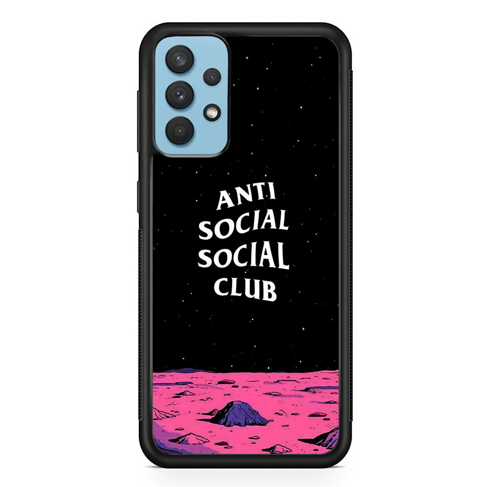 Anti Social Club Moon Samsung Galaxy A32 Case