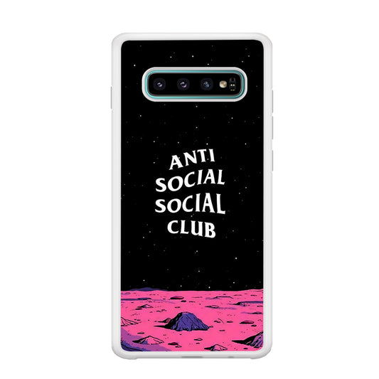 Anti Social Club Moon Samsung Galaxy S10 Case