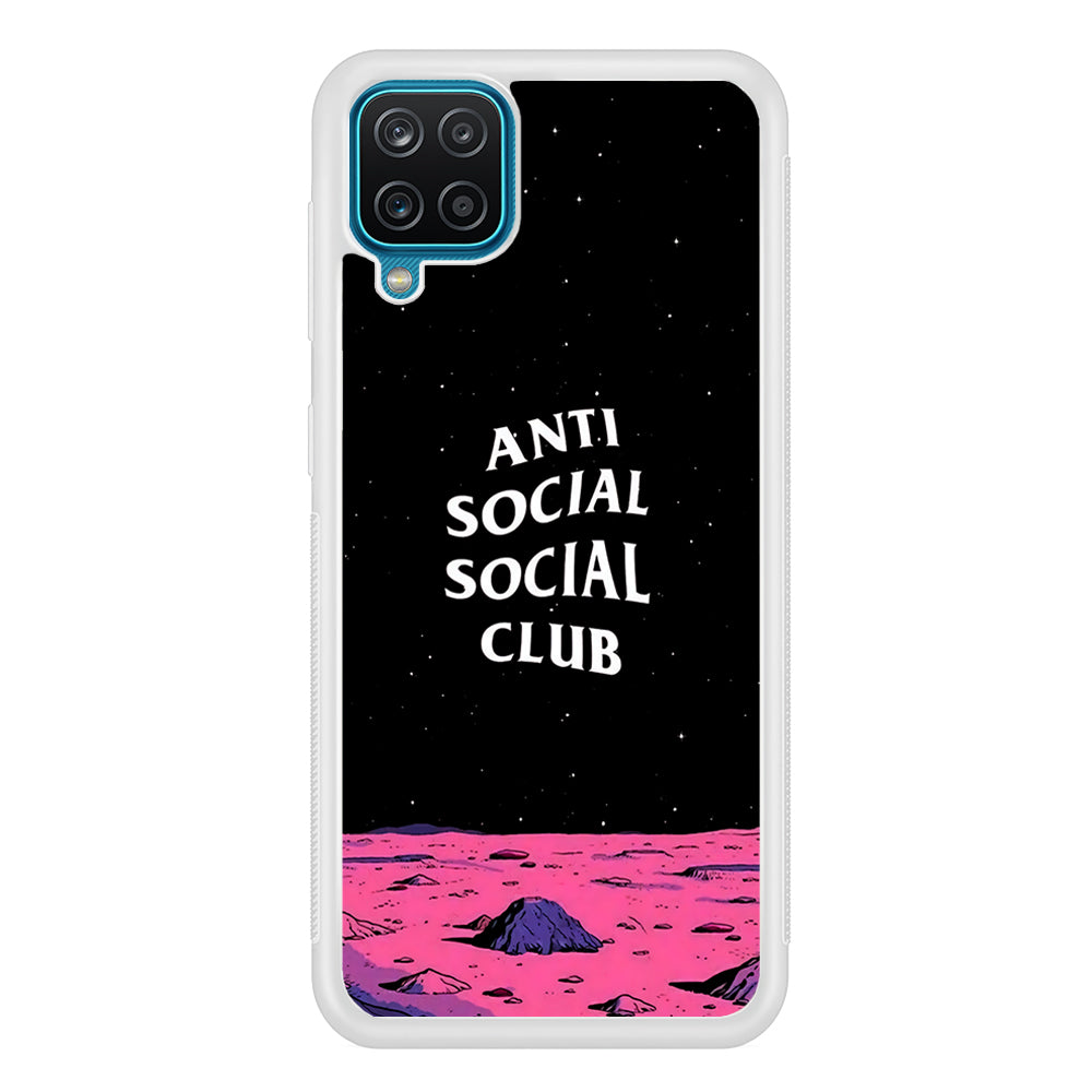Anti Social Club Moon Samsung Galaxy A12 Case