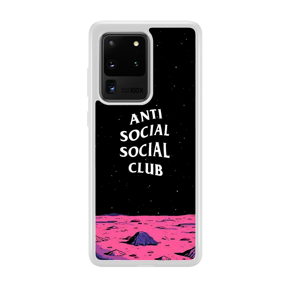 Anti Social Club Moon Samsung Galaxy S20 Ultra Case