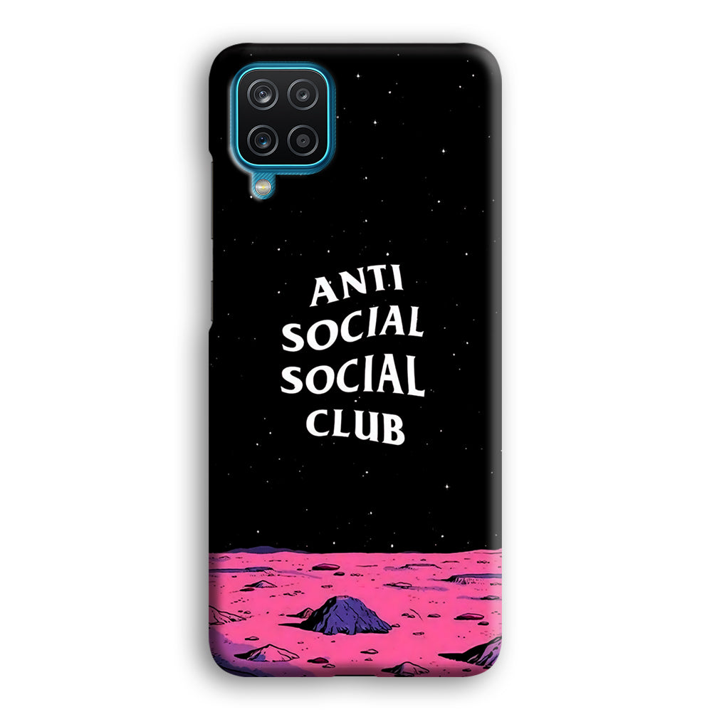 Anti Social Club Moon Samsung Galaxy A12 Case