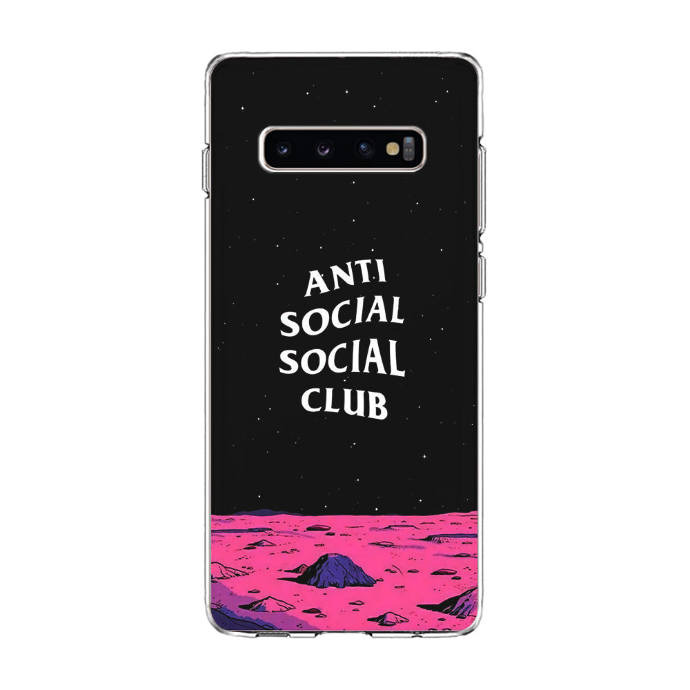 Anti Social Club Moon Samsung Galaxy S10 Case