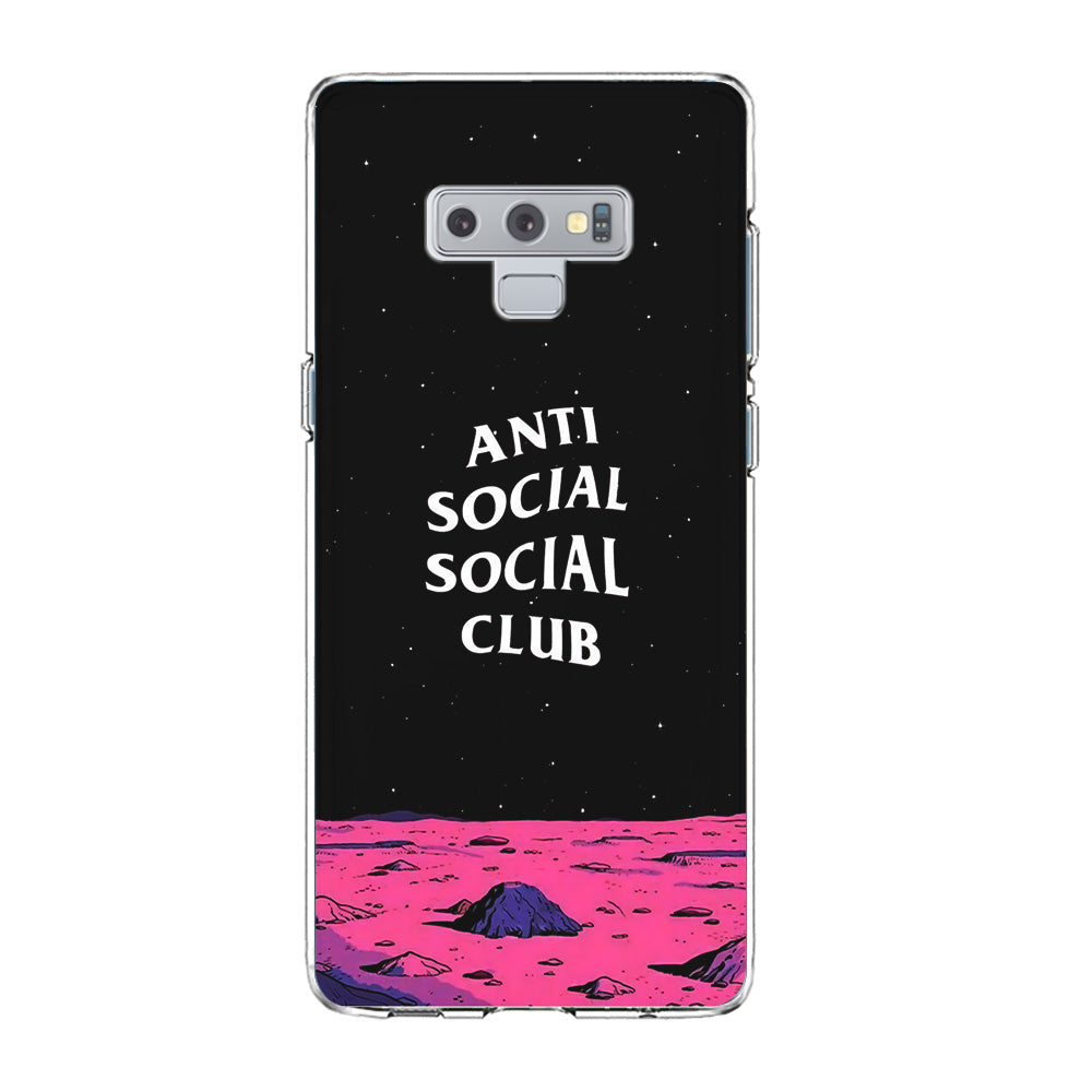 Anti Social Club Moon Samsung Galaxy Note 9 Case