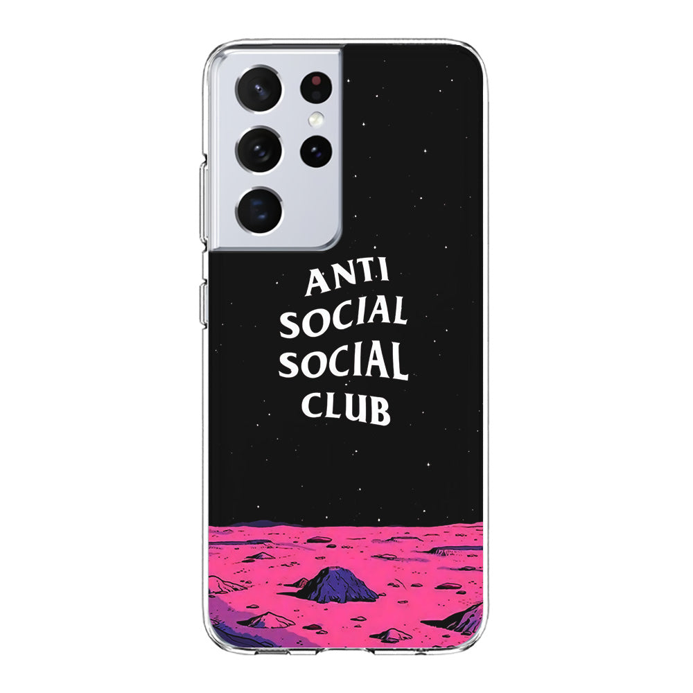 Anti Social Club Moon Samsung Galaxy S23 Ultra Case