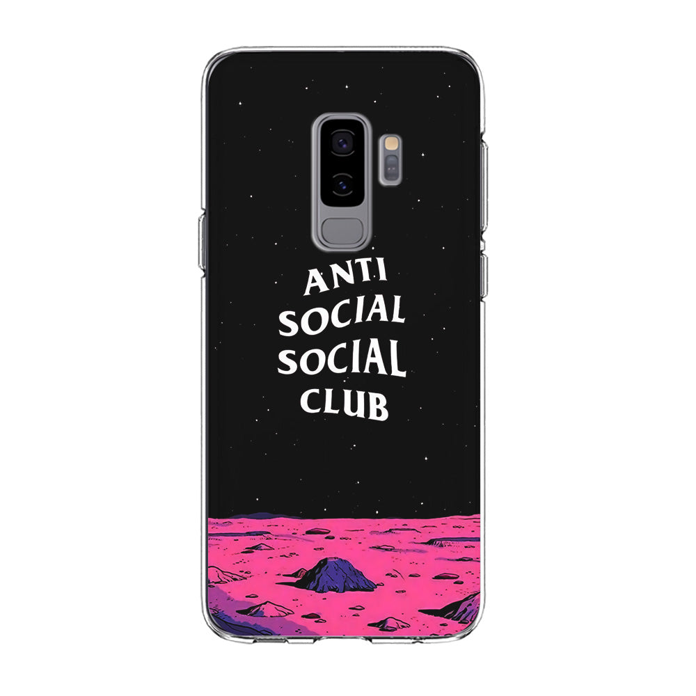 Anti Social Club Moon Samsung Galaxy S9 Plus Case