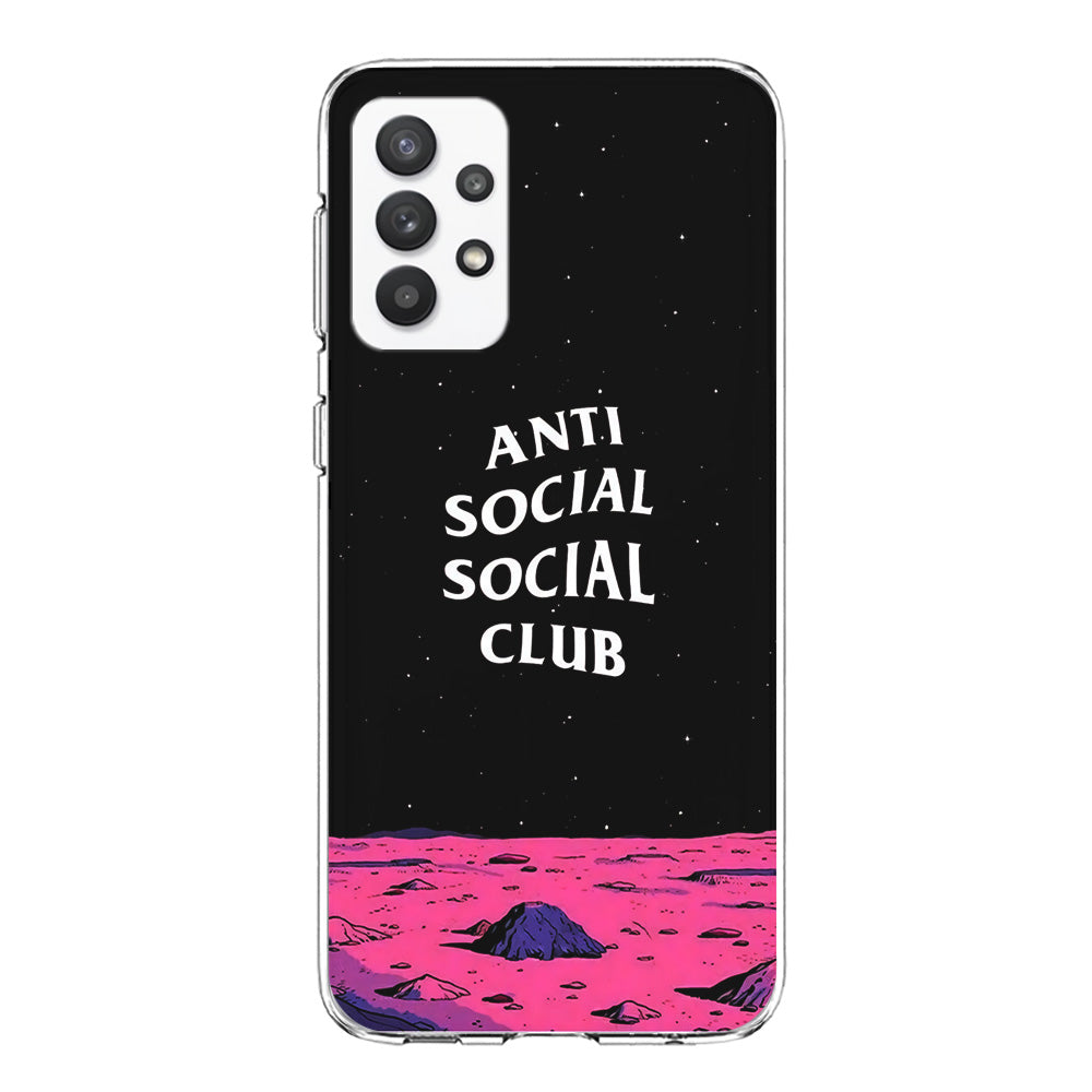 Anti Social Club Moon Samsung Galaxy A32 Case