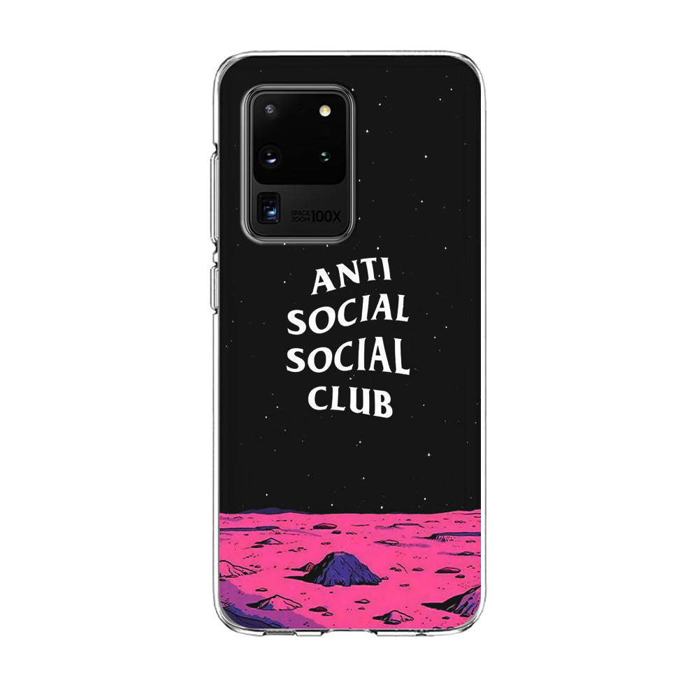 Anti Social Club Moon Samsung Galaxy S20 Ultra Case