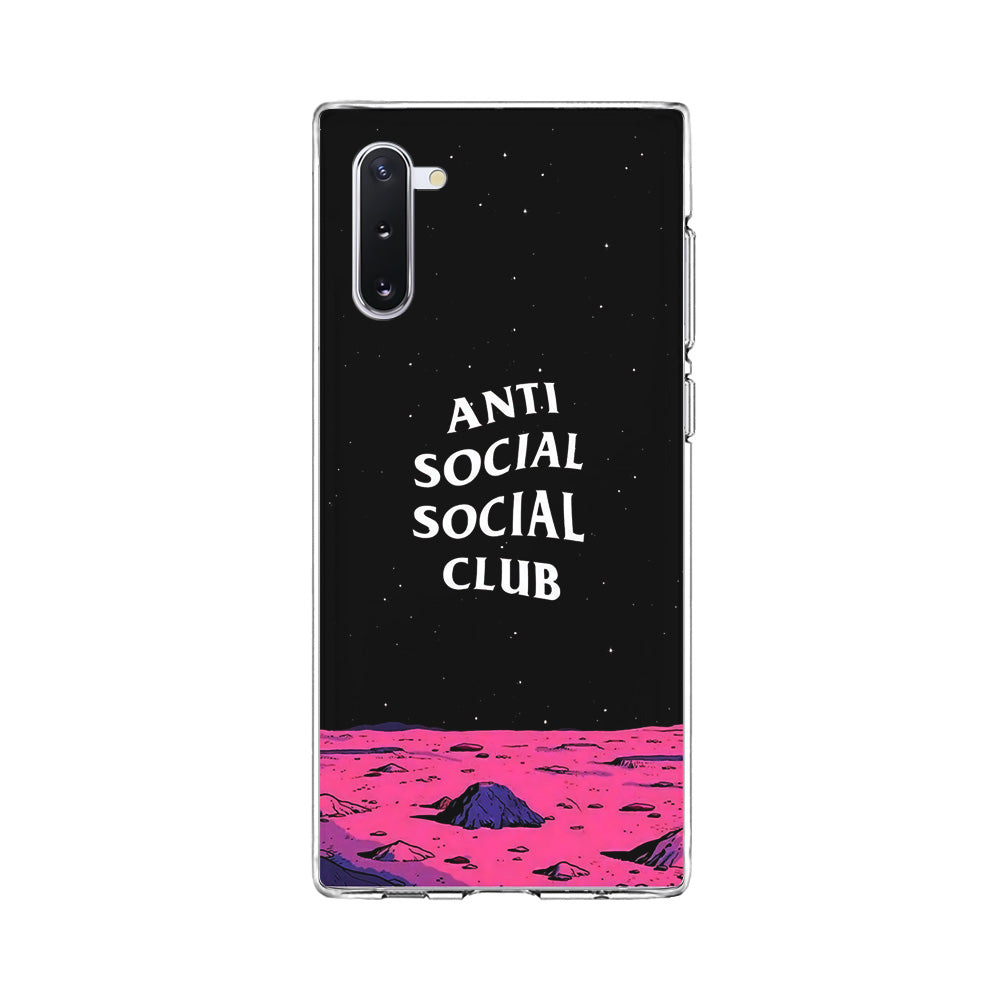 Anti Social Club Moon Samsung Galaxy Note 10 Case