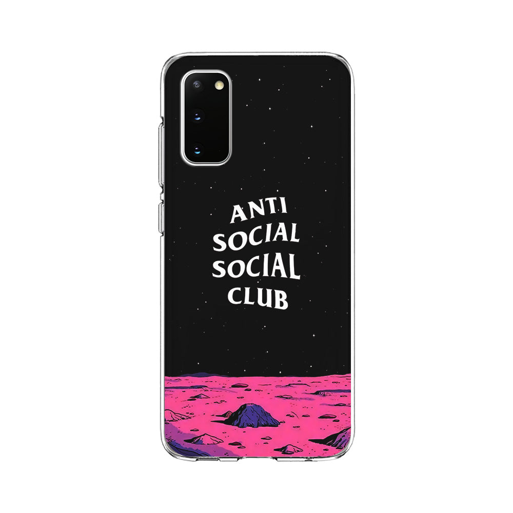 Anti Social Club Moon Samsung Galaxy S20 Case