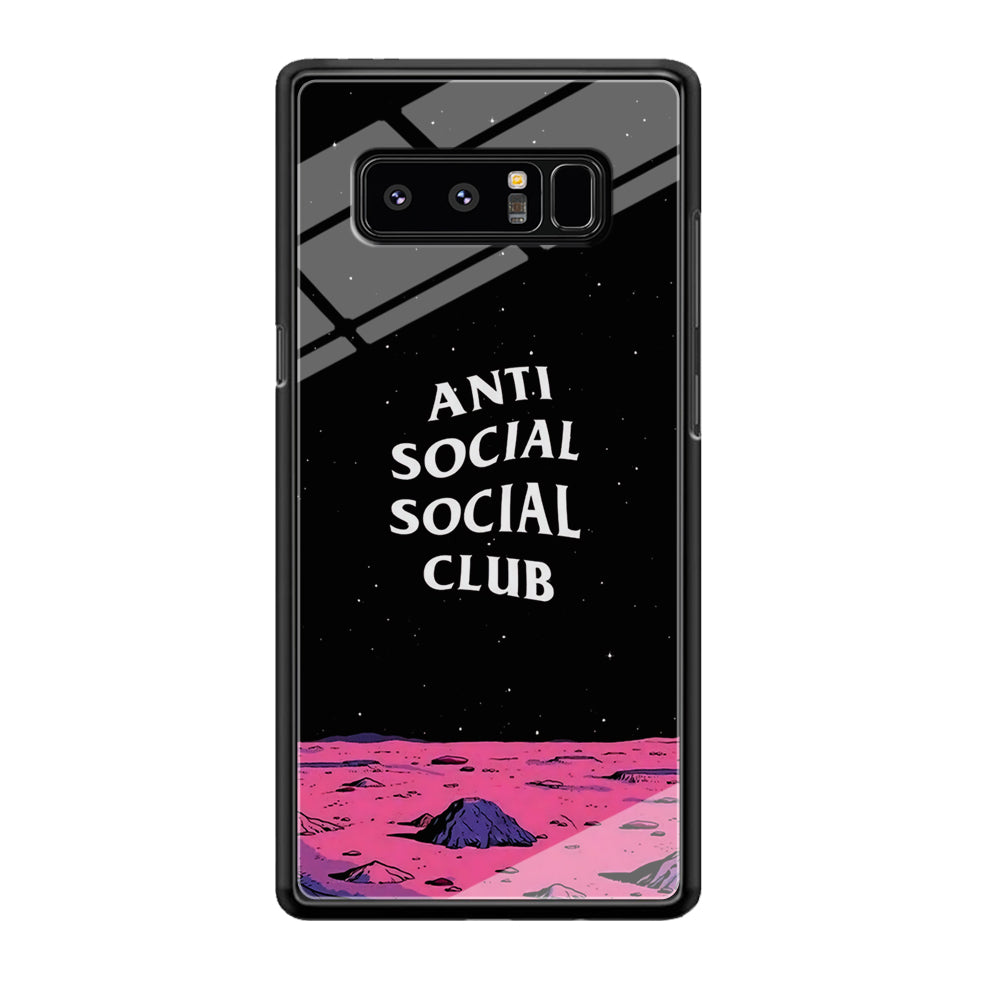 Anti Social Club Moon Samsung Galaxy Note 8 Case