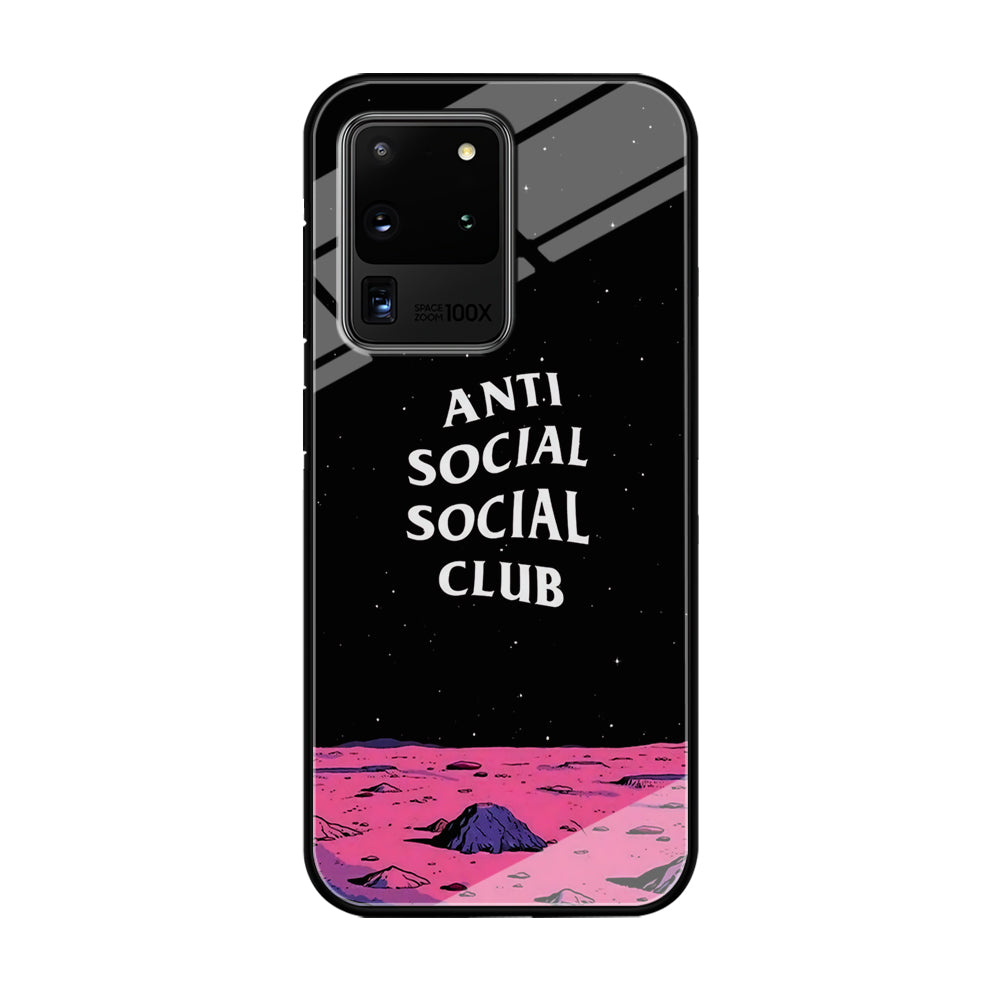 Anti Social Club Moon Samsung Galaxy S21 Ultra Case