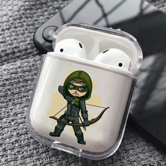 Arrow Mini Cartoon Hard Plastic Protective Clear Case Cover For Apple Airpods-AirPod Case-Altracase
